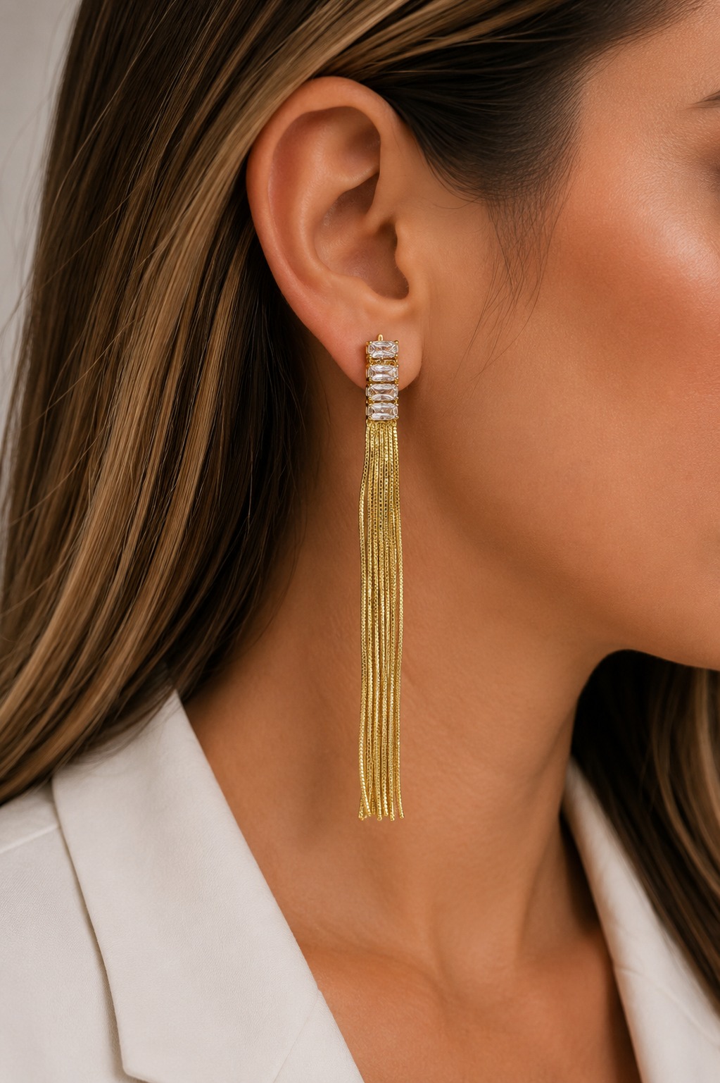 ARETES CADENITA ZIRCÓN