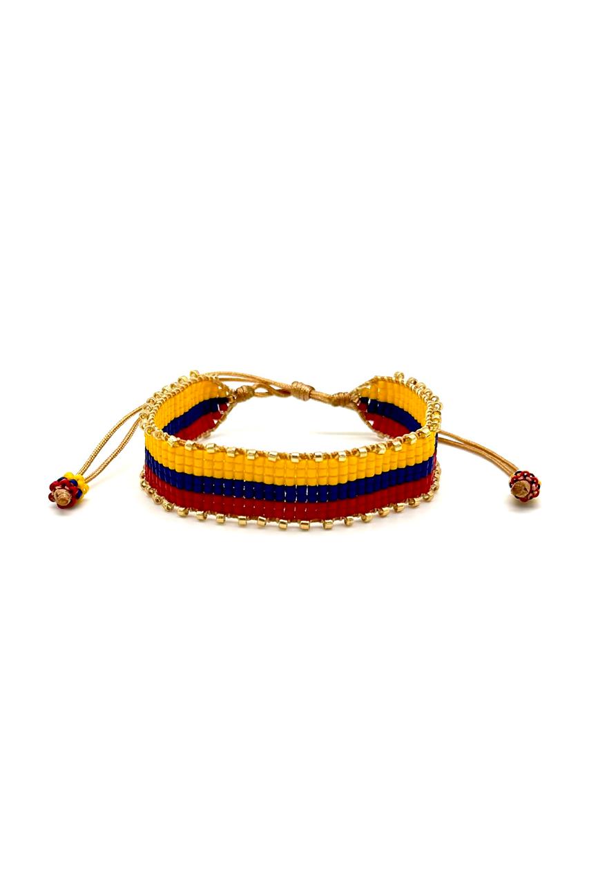 PULSERA COLOMBIA 7 LÍNEAS MIYUKI