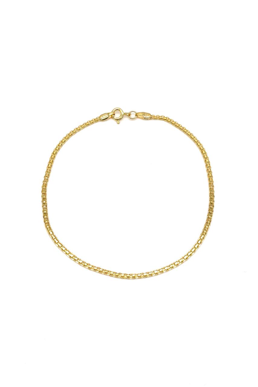 TOBILLERA ORO LAMINADO 18K