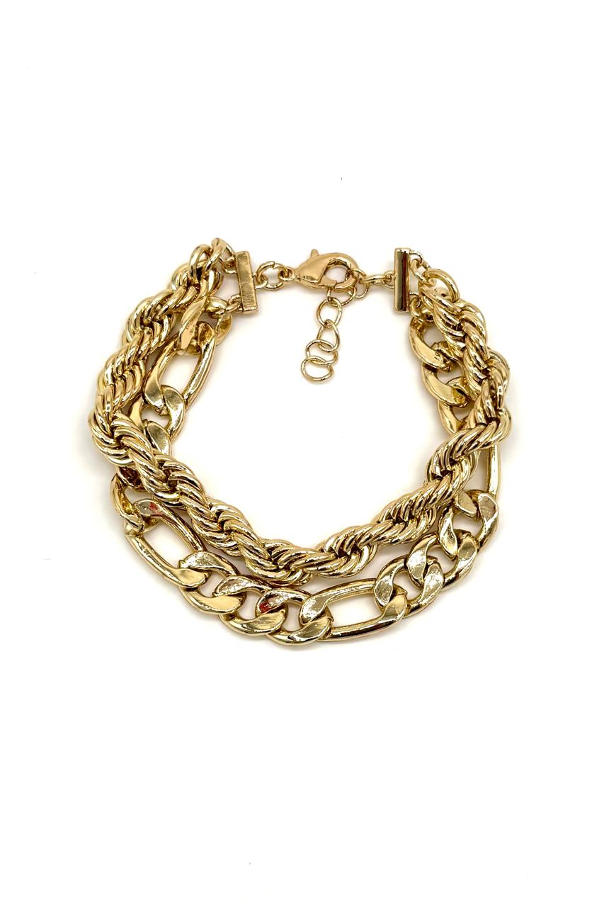PULSERA DOBLE RODIO