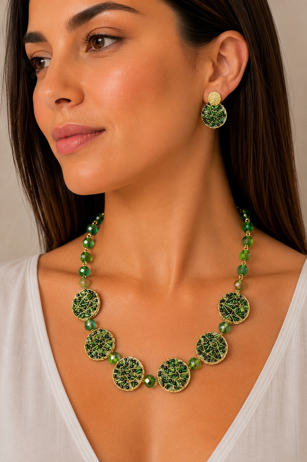 COLLAR ALAMBRISMO CRISTAL