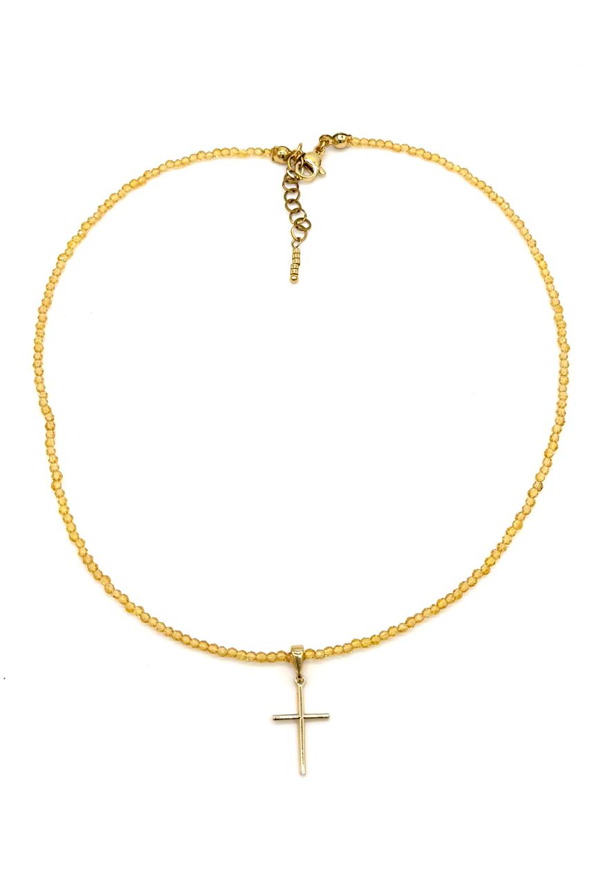 SHOKER CRUZ ORO LAMINADO 18K
