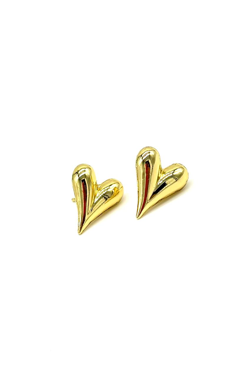 ARETES CORAZÓN RODIO CHUNKY