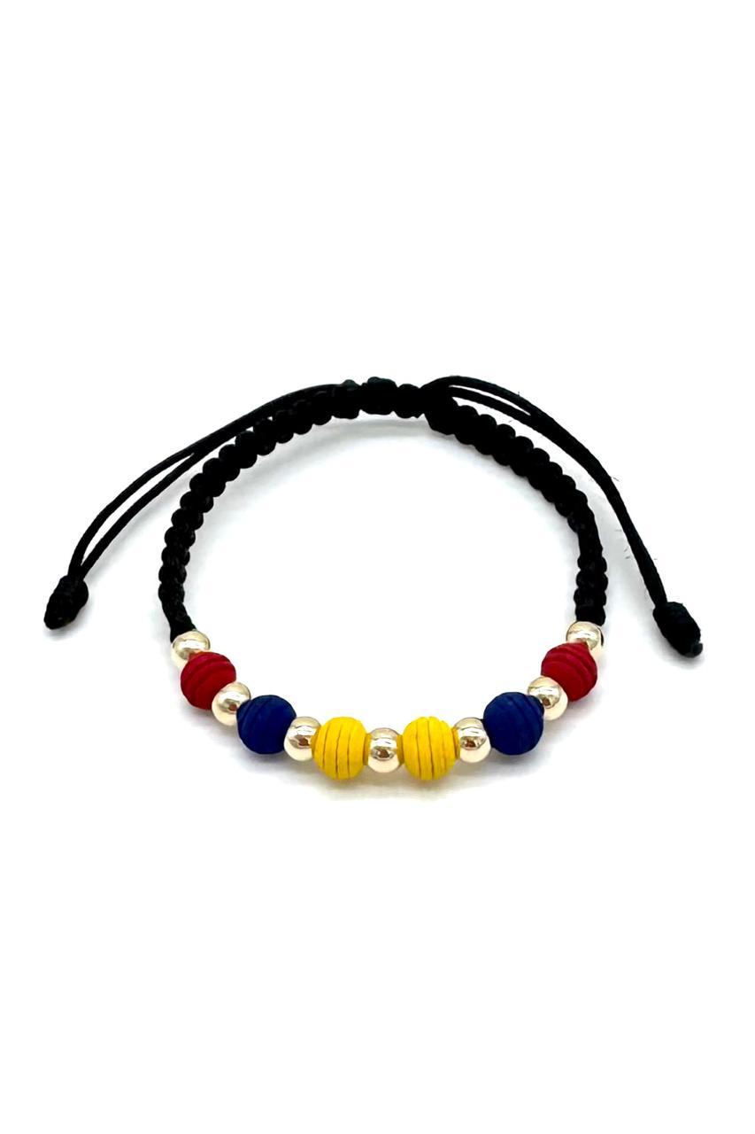 PULSERA COLOMBIA ORO LAMINADO