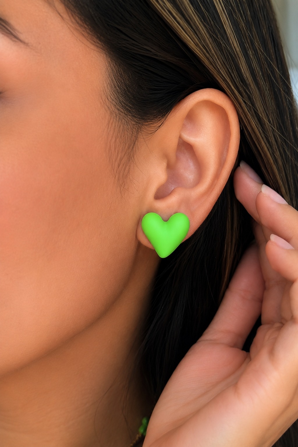 ARETES CORAZÓN CHUNKY
