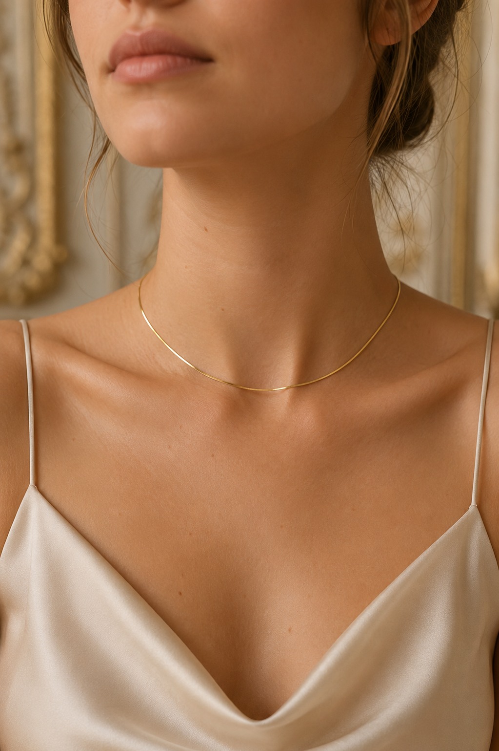 CADENA PLANA ORO 18 KILATES