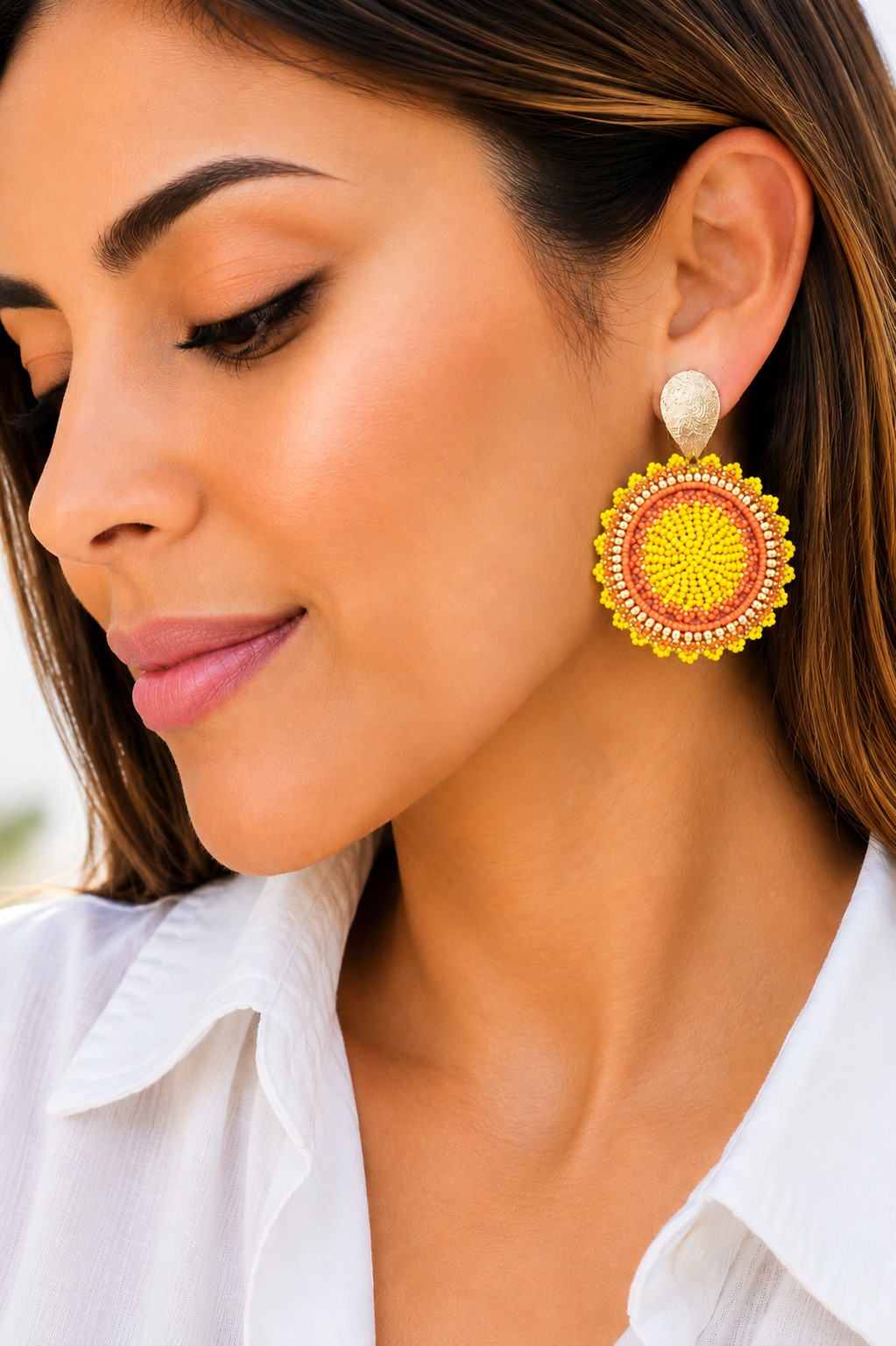 MAXI ARETES AMARILLOS
