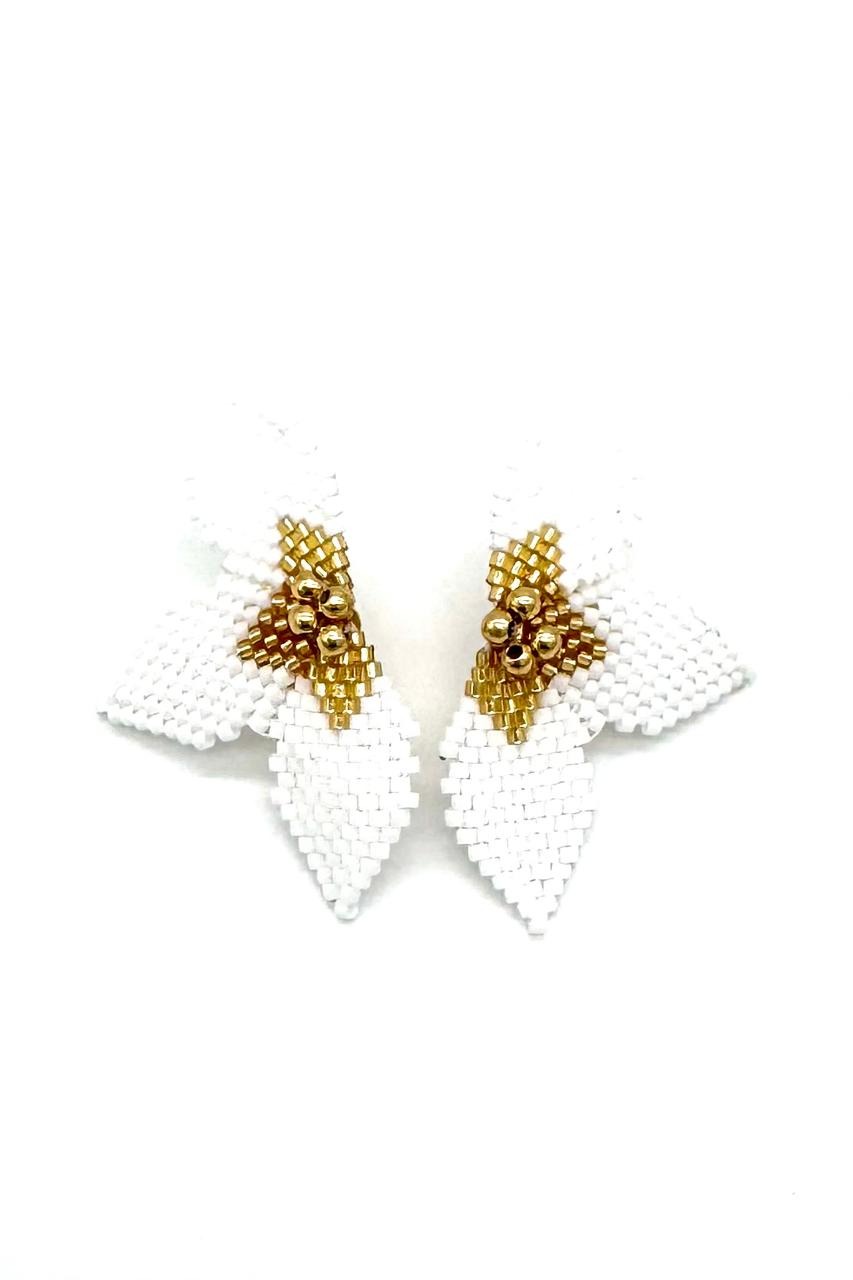 ARETES MEDIA FLOR MIYUKI