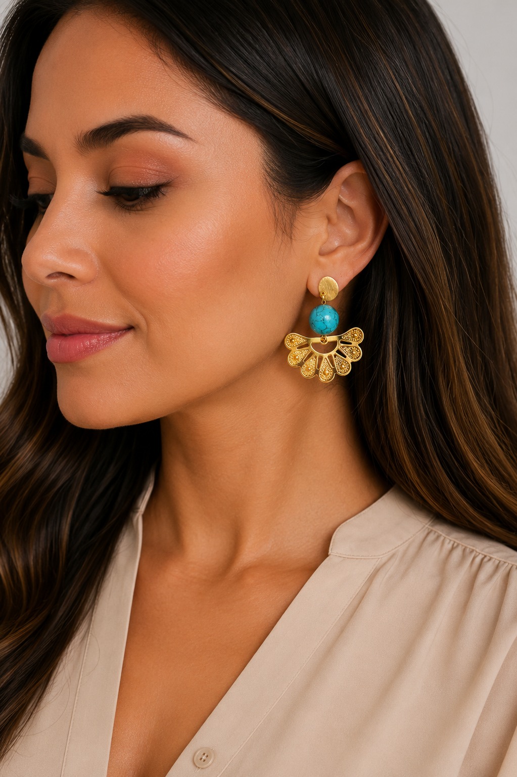 ARETES PRECOLOMBINOS FÓSIL