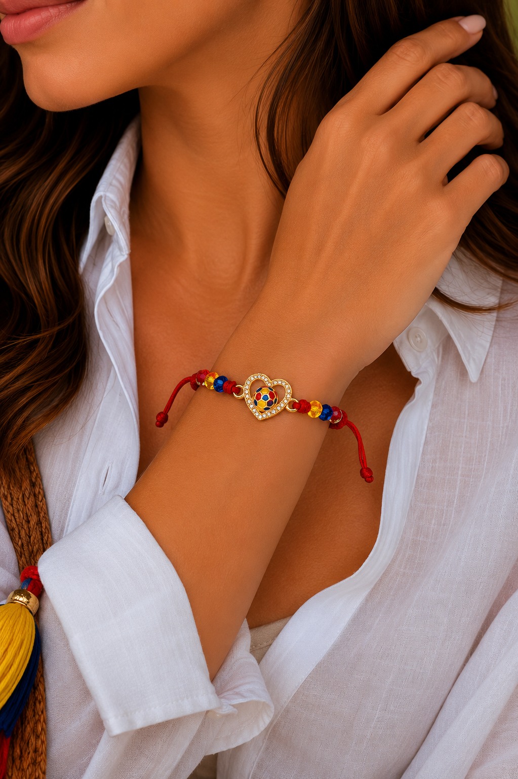 PULSERA CORAZÓN COLOMBIA