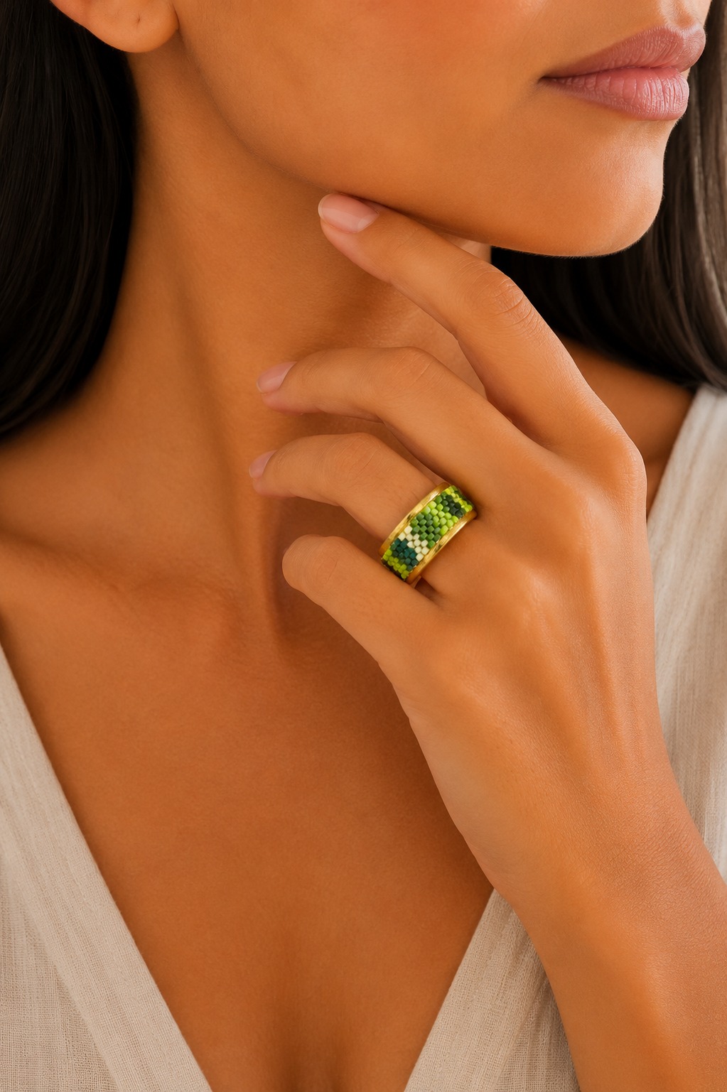 ANILLO BRONCE ORO MIYUKI