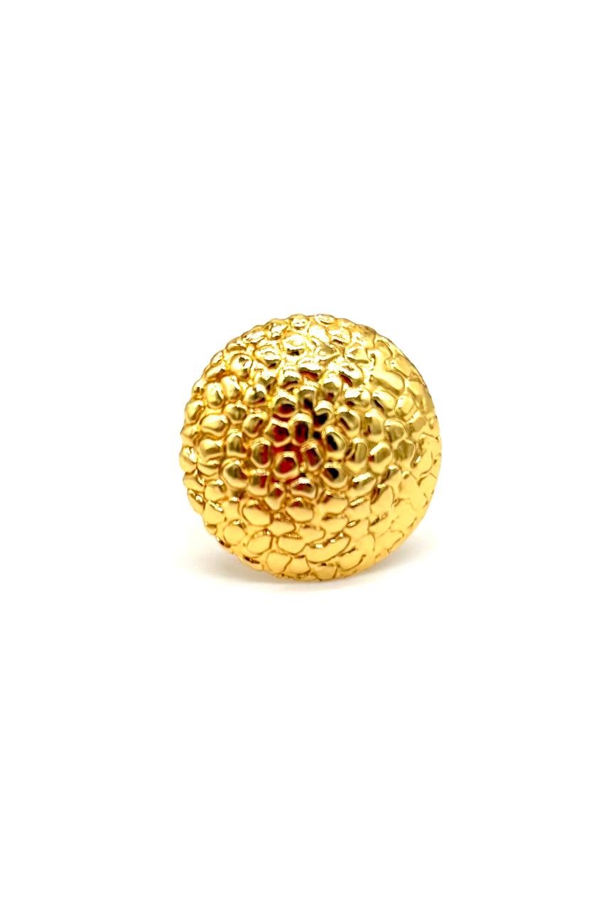 ANILLO BRONCE ORO MARTILLADO