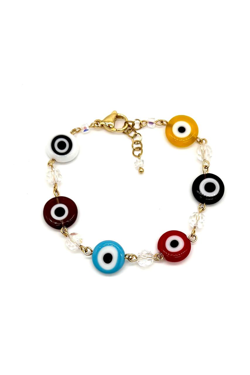 PULSERA OJO TURCO GOLDFIELD