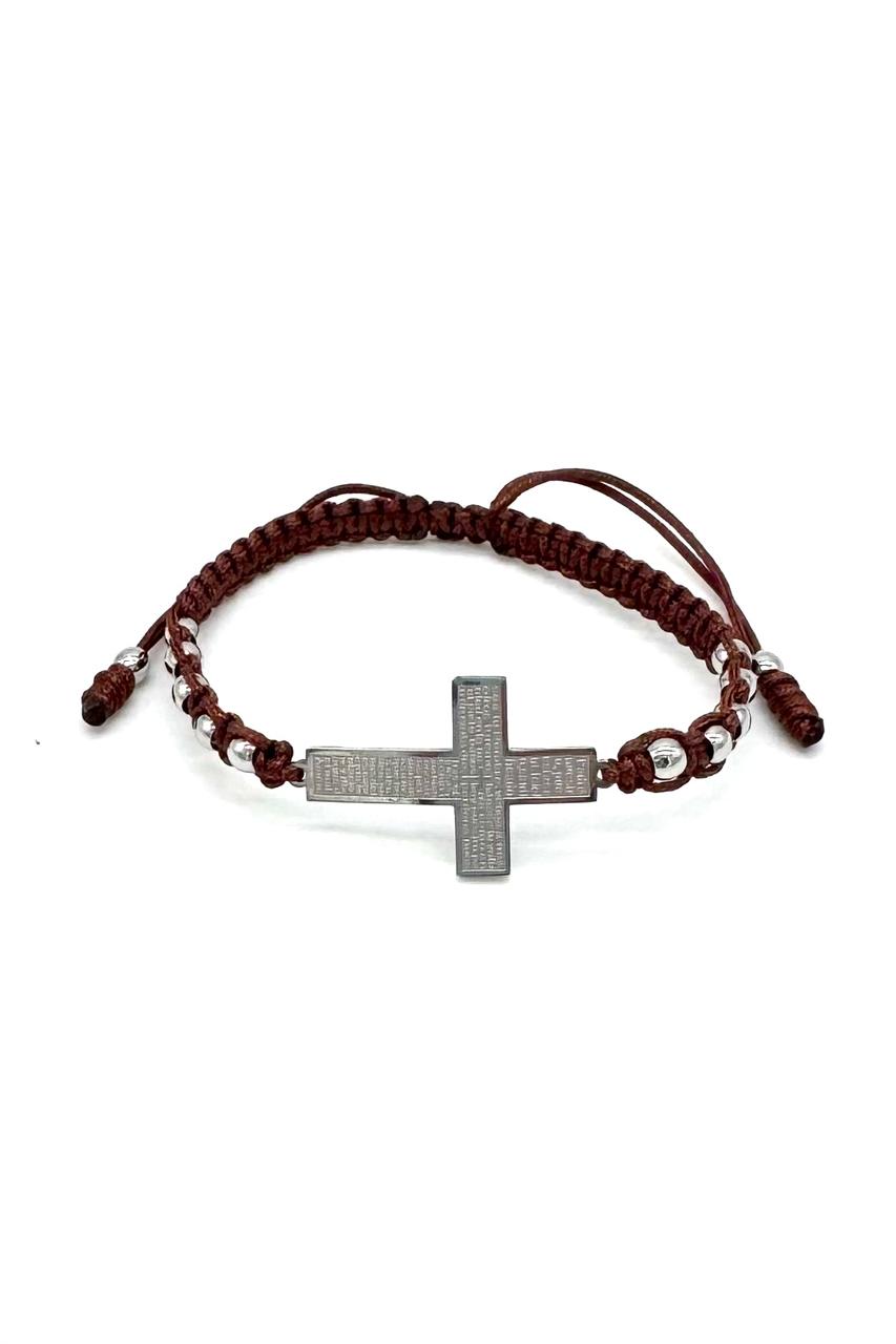 PULSERA PADRE NUESTRO ACERO