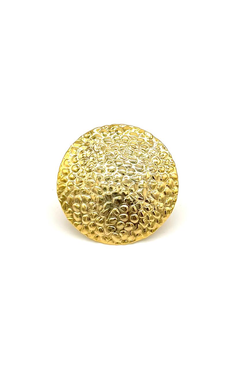ANILLO CAPARAZÓN BRONCE ORO