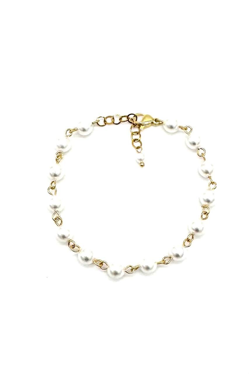 PULSERA PERLA POLVO DE NÁCAR