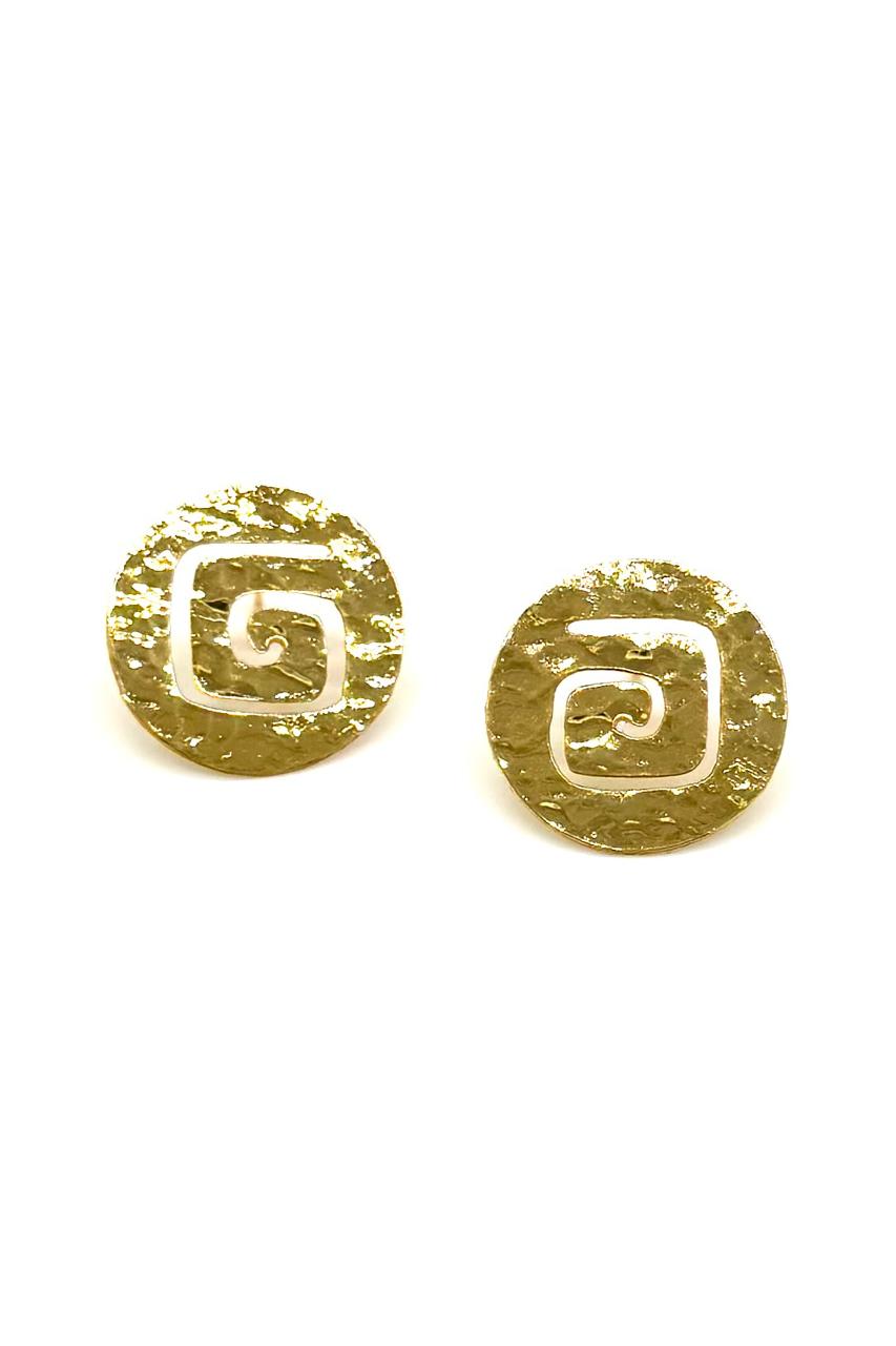 ARETES ÉTNICA BRONCE ORO