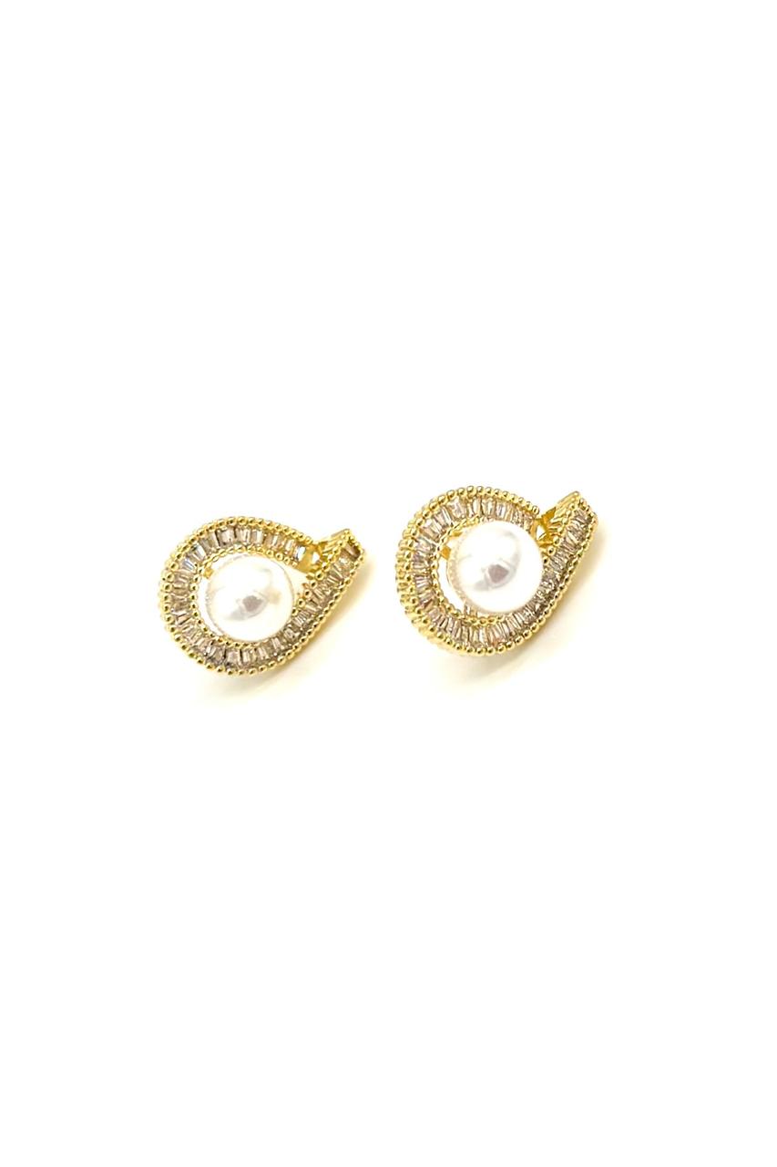 ARETES TOPO PERLA