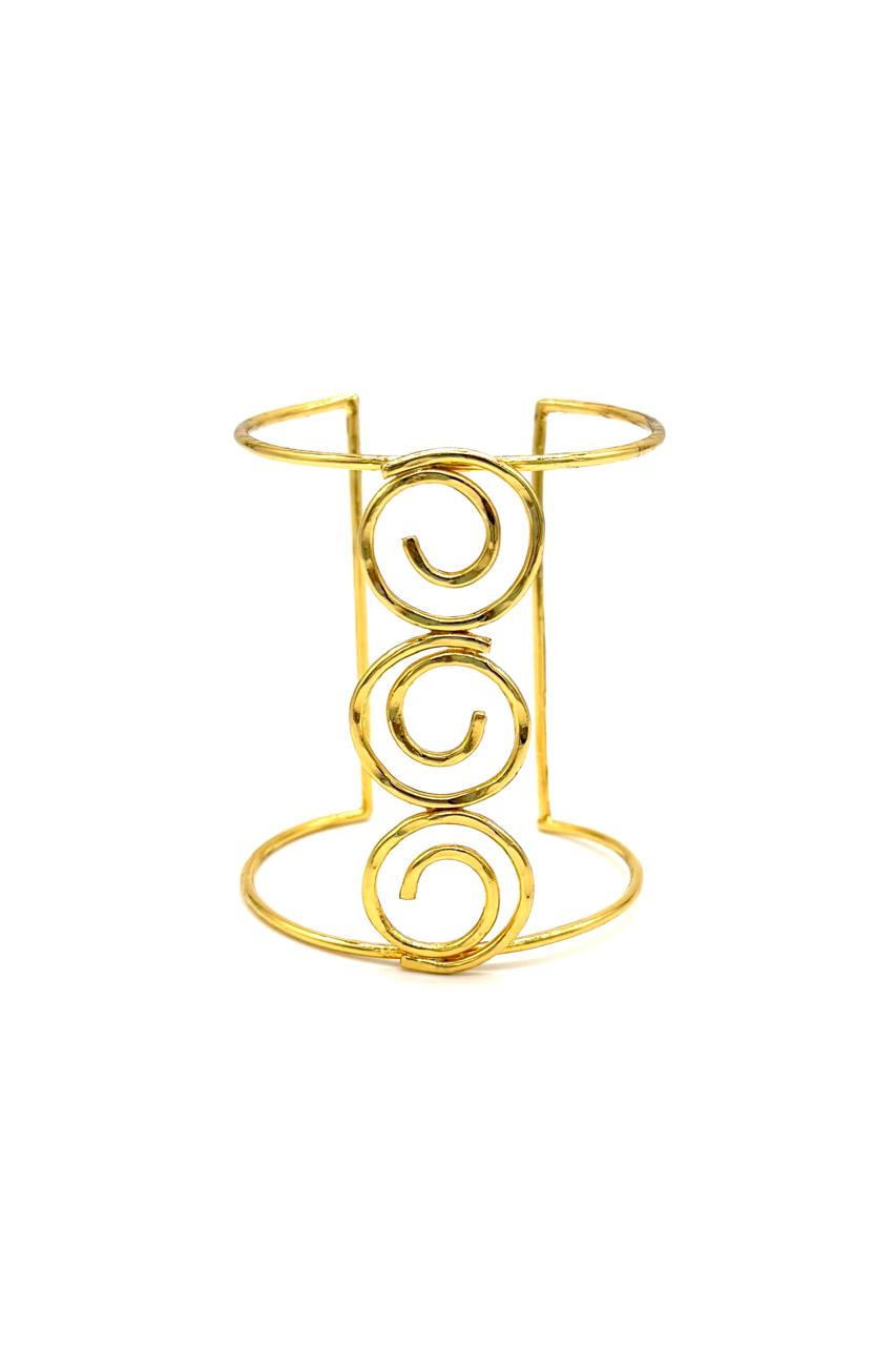 BRAZALETE SARAI TRIPLE BRONCE ORO