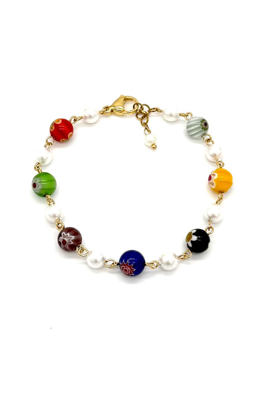 PULSERA PERLA POLVO DE NÁCAR