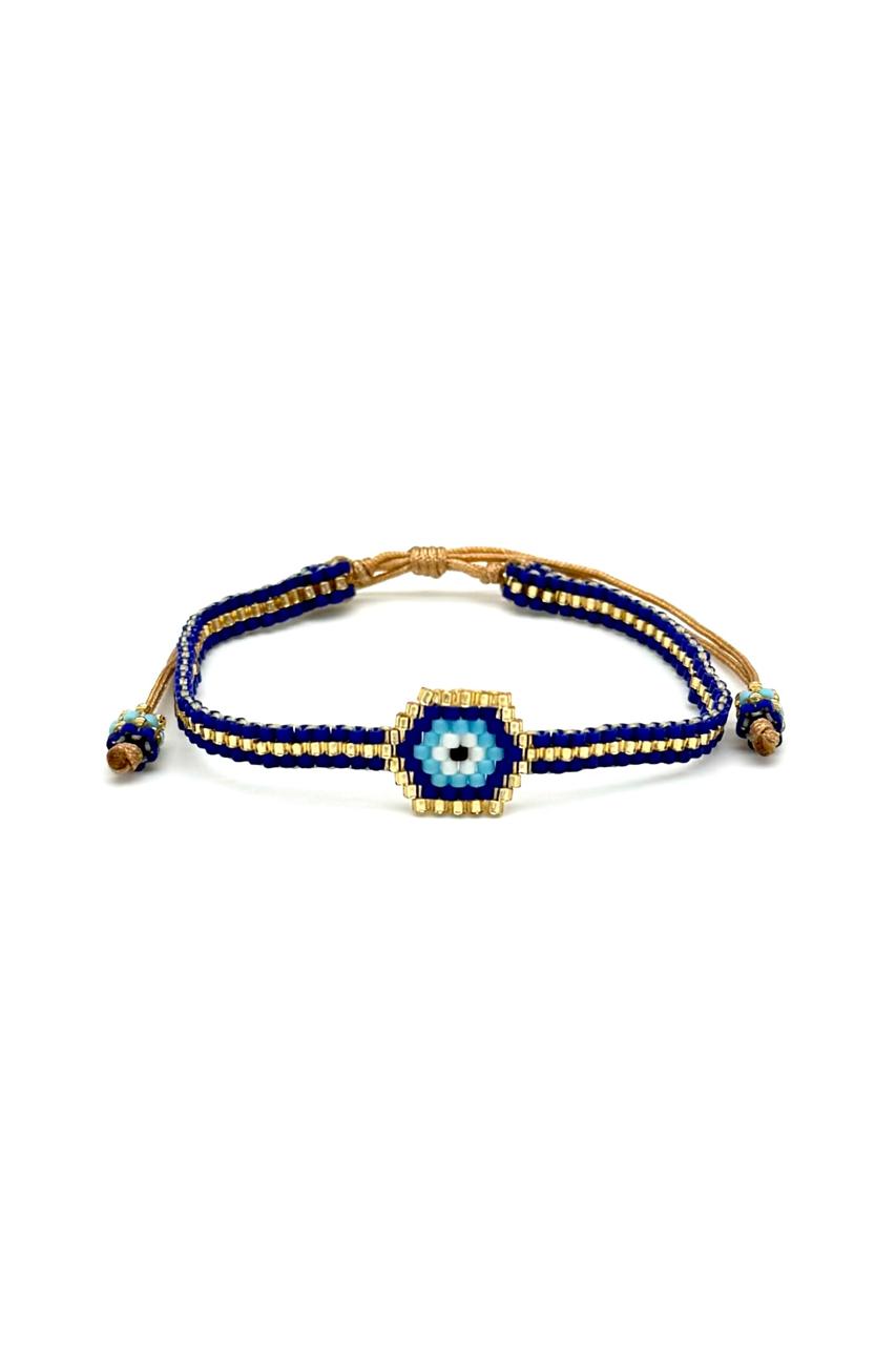 PULSERA MIYUKI OJO TURCO PANAL