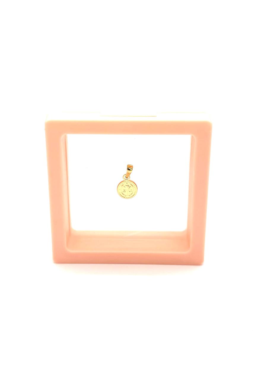 DIJE SAN BENITO ORO LAMINADO 18K