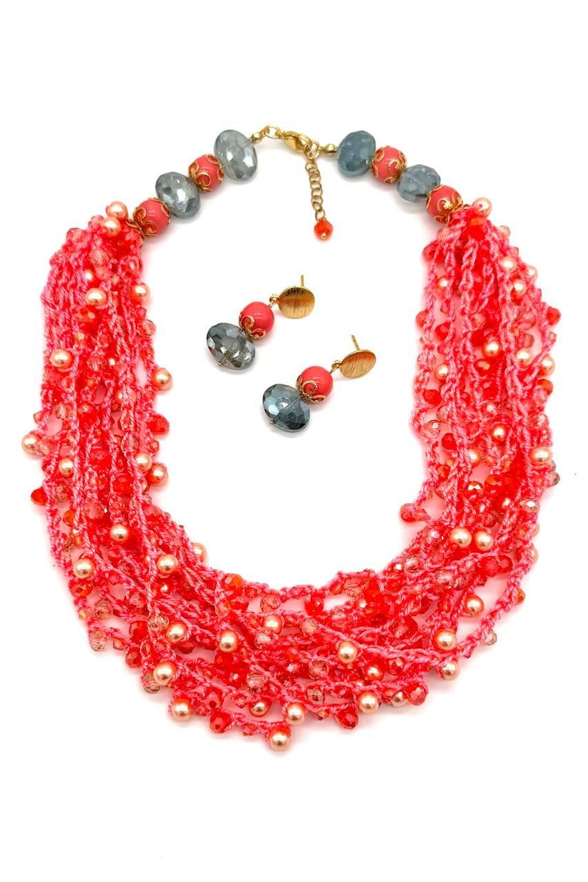 COLLAR CROCHET PERLA CRISTAL