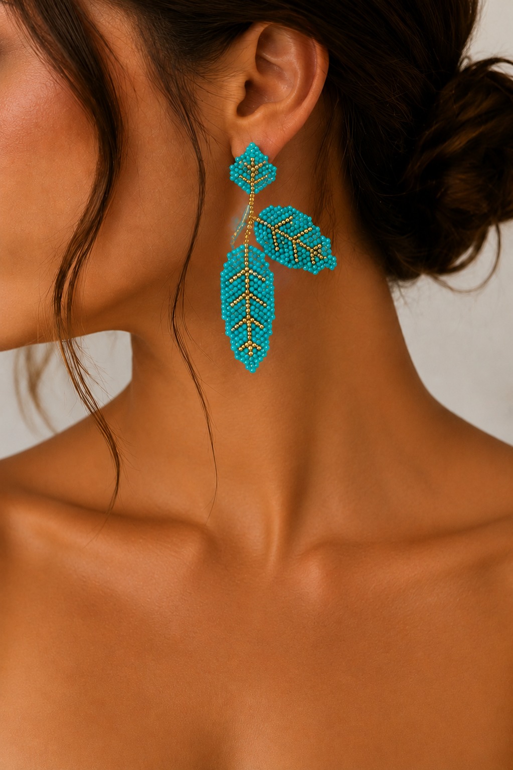 ARETES HOJAS MIYUKI