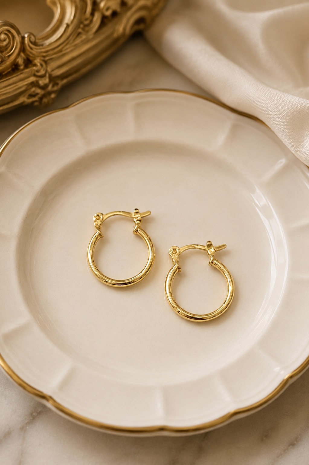 CANDONGA ORO LAMINADO 18K LISA