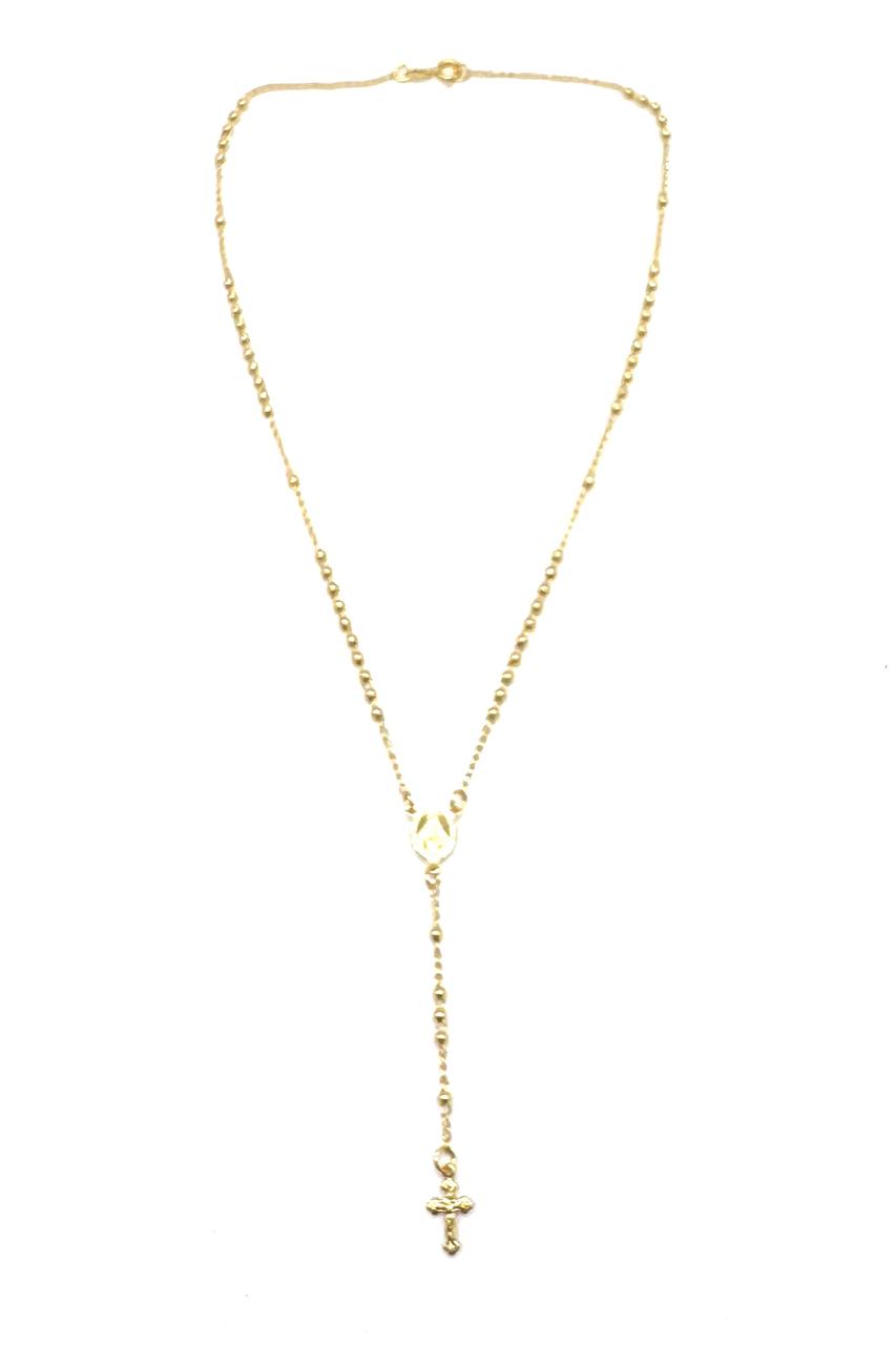 ROSARIO ORO LAMINADO 18K MILAGROSA