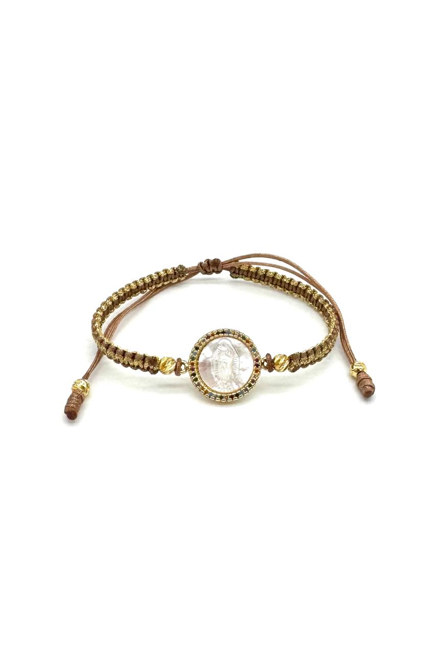 PULSERA MEDALLA VIRGEN GUADALUPE