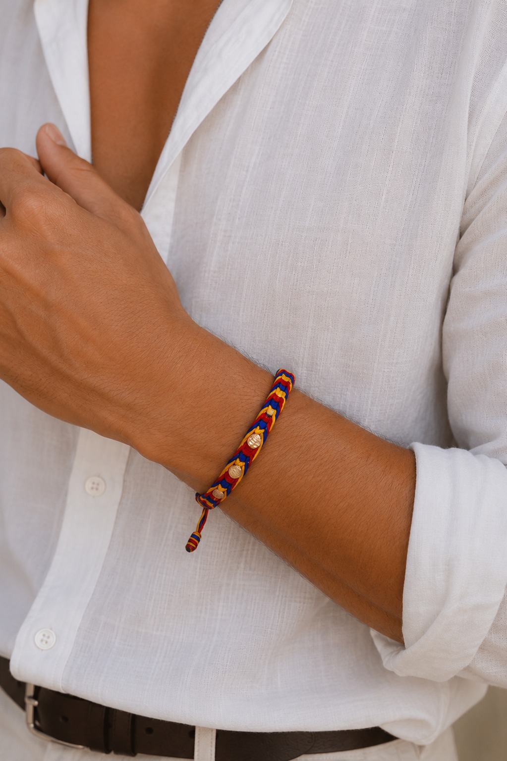 PULSERA COLOMBIA ORO LAMINADO 18K