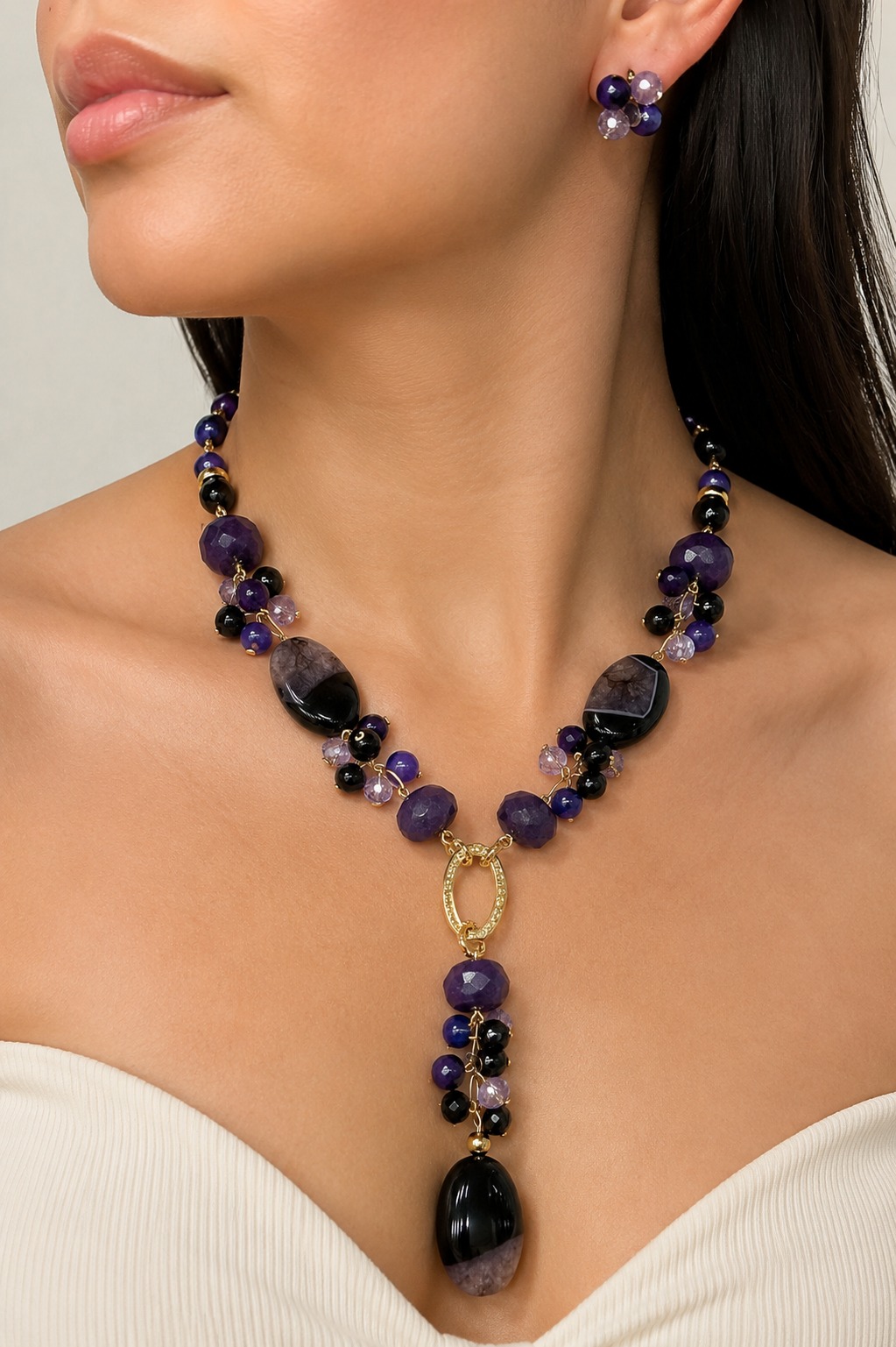 COLLAR AMATISTA REAL