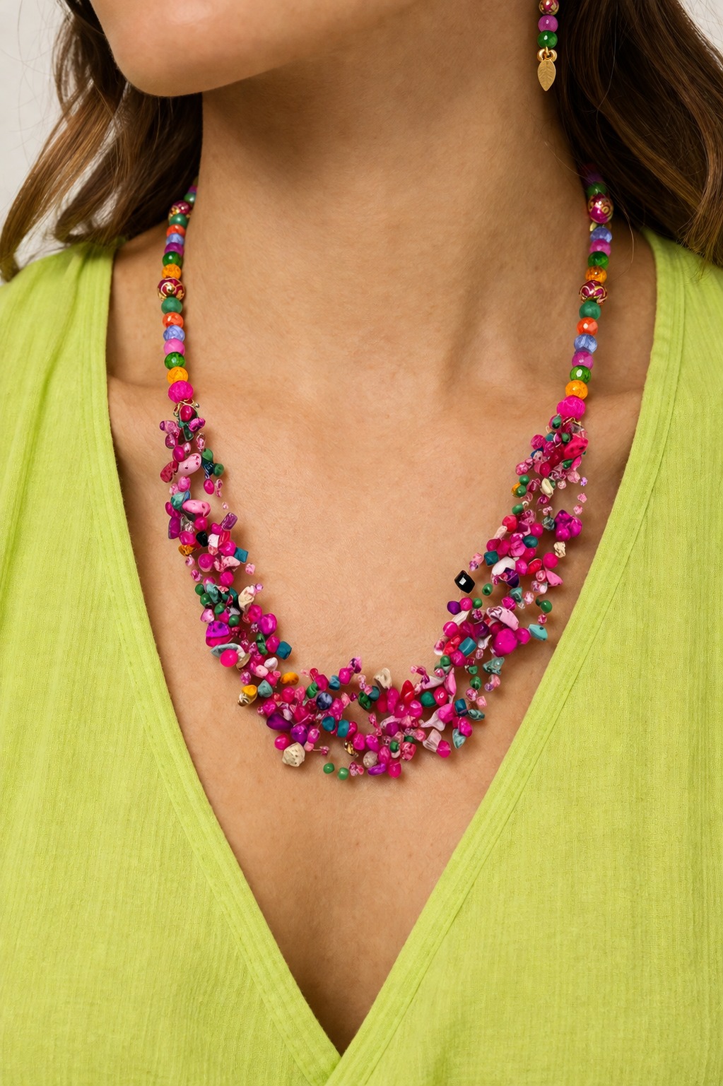 COLLAR CROCHET MULTICOLOR
