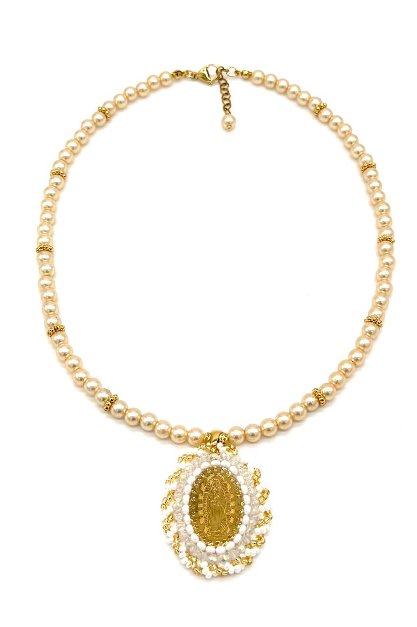 COLLAR VIRGEN GUADALUPE RECAMADA