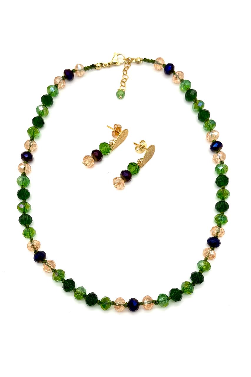 COLLAR ANUDADO CRISTAL