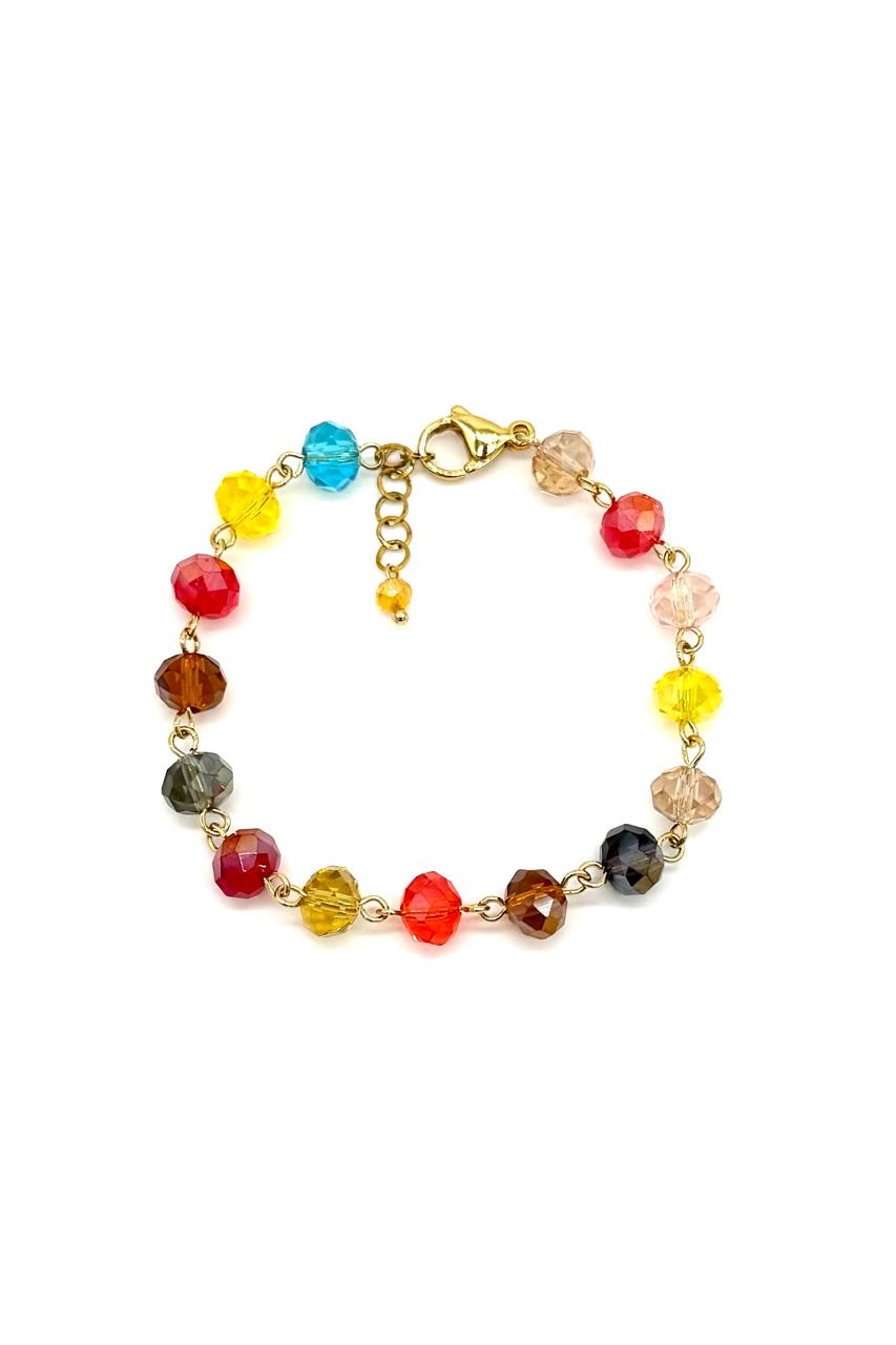 PULSERA CRISTAL MULTICOLOR