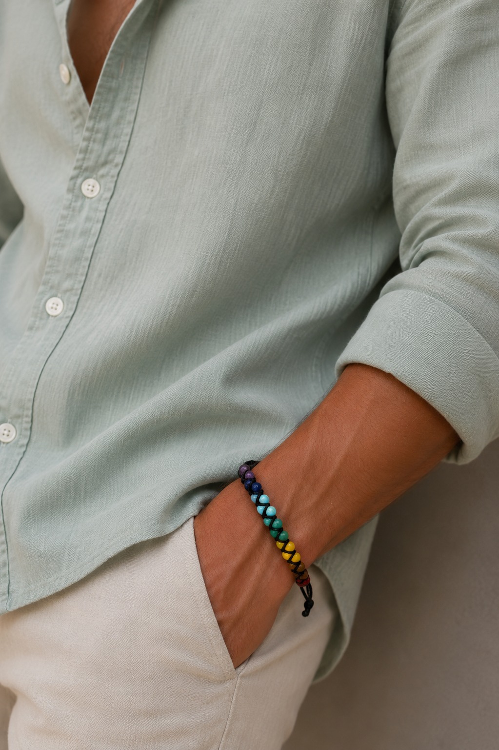 PULSERA 7 CHAKRAS DOBLE
