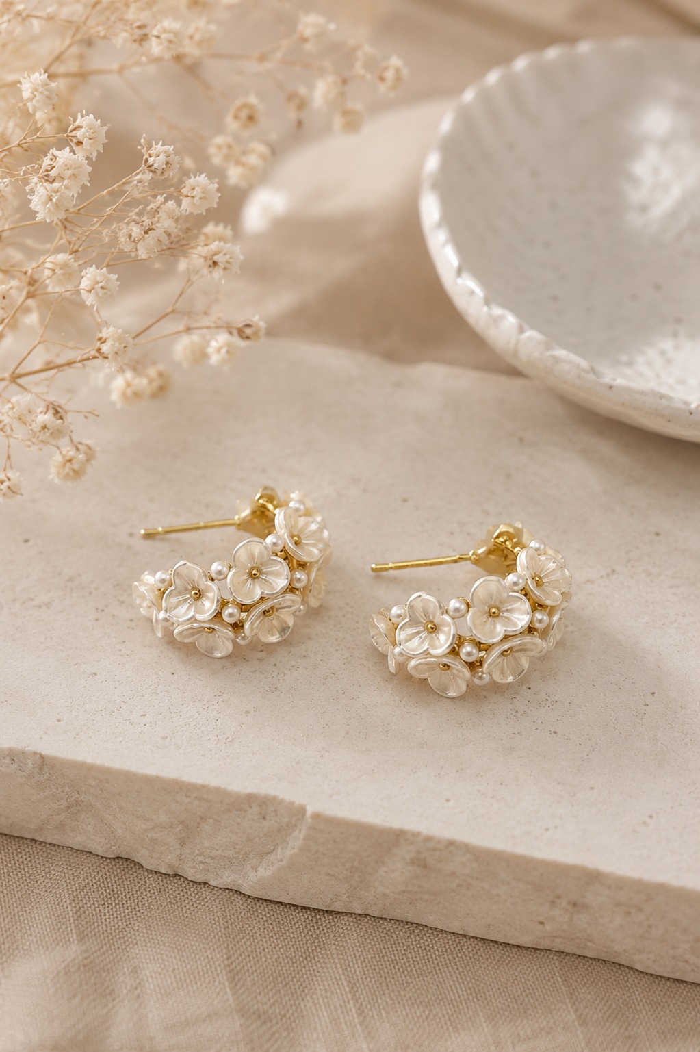 ARETES FLORES