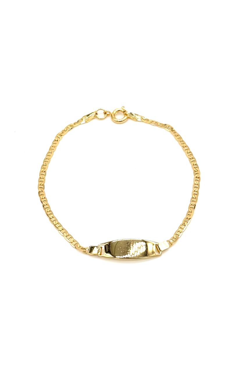 PULSERA ESCLAVA ORO LAMINADO 18K
