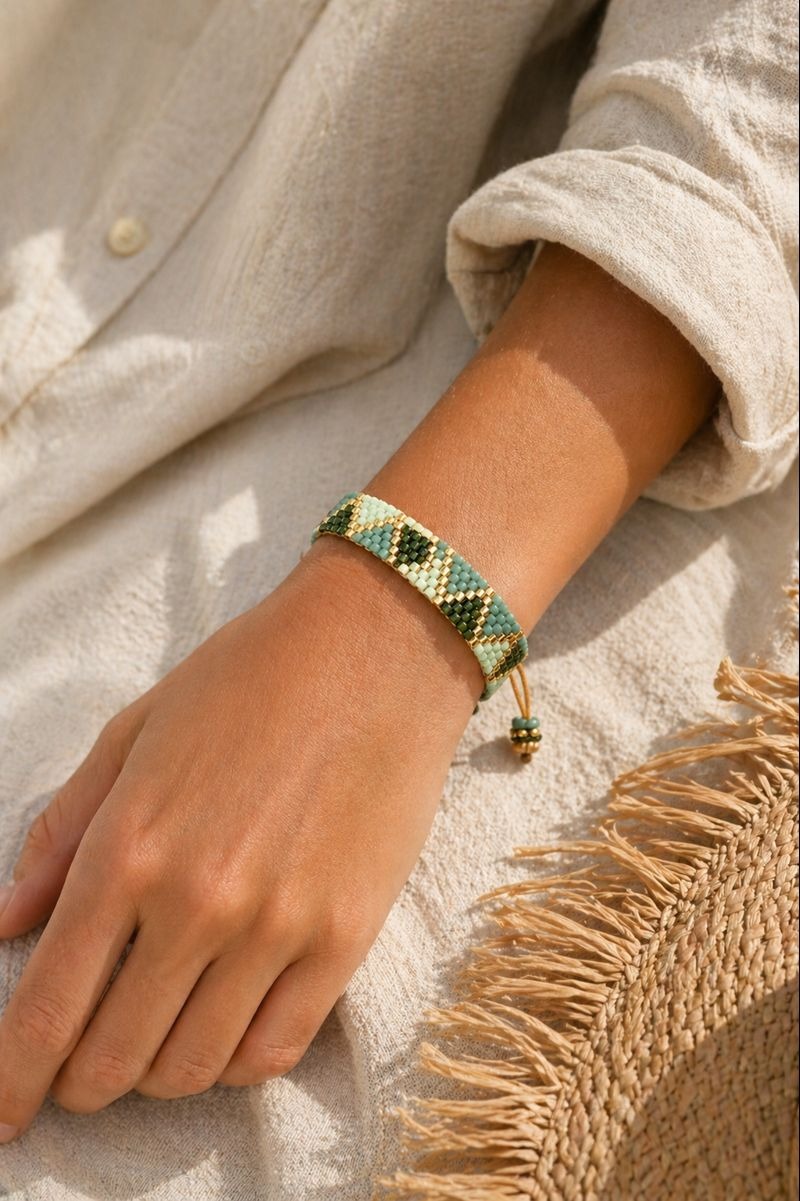 PULSERA TRIÁNGULOS MIYUKI