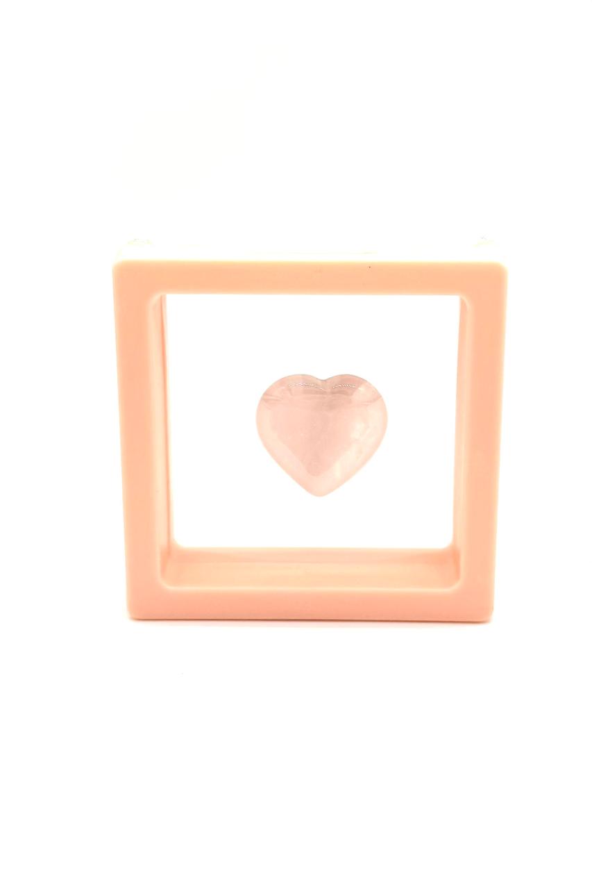 PIEDRA CORAZÓN CUARZO ROSADO