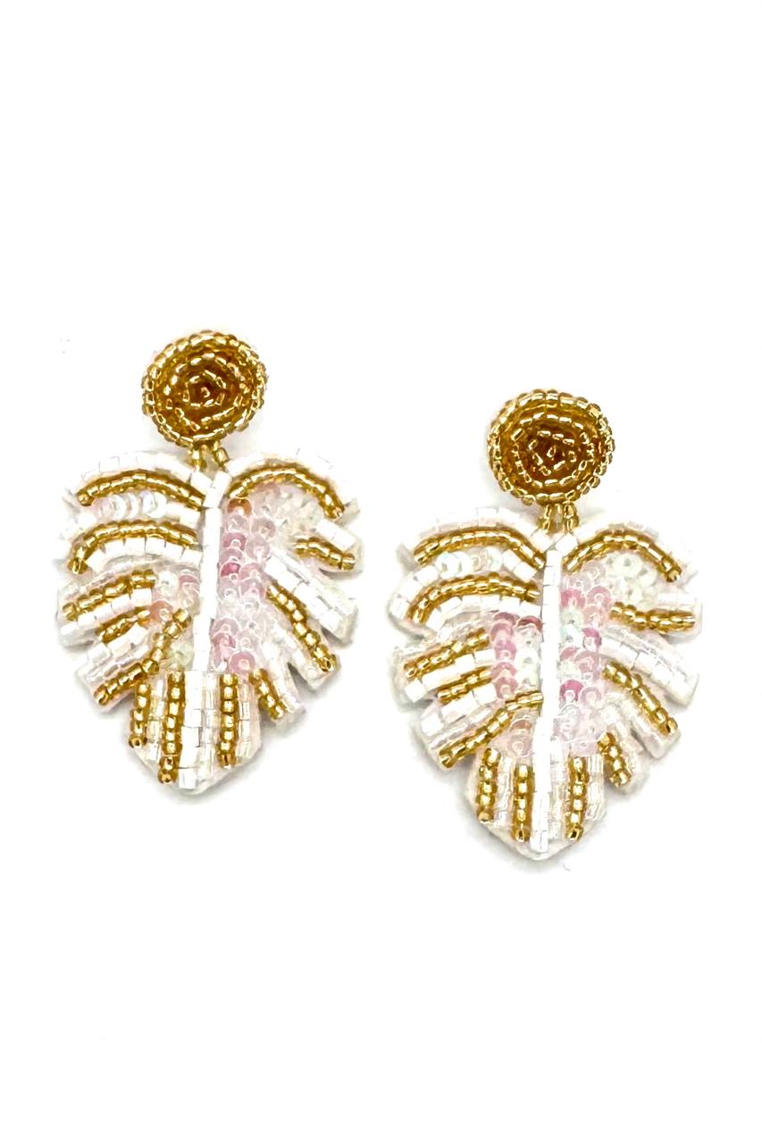 ARETES HOJA SOUTACHE