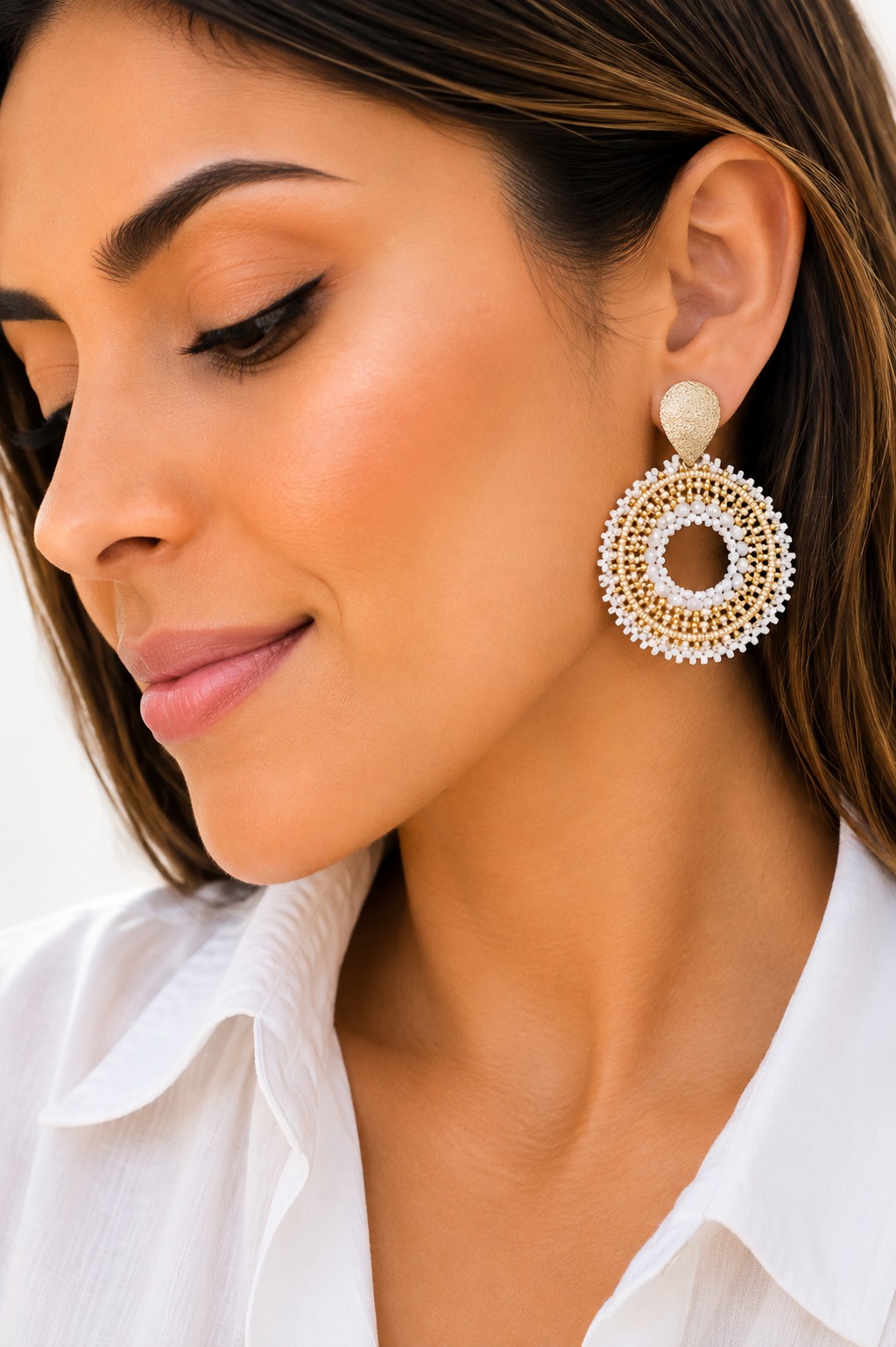 MAXI ARETES BLANCOS