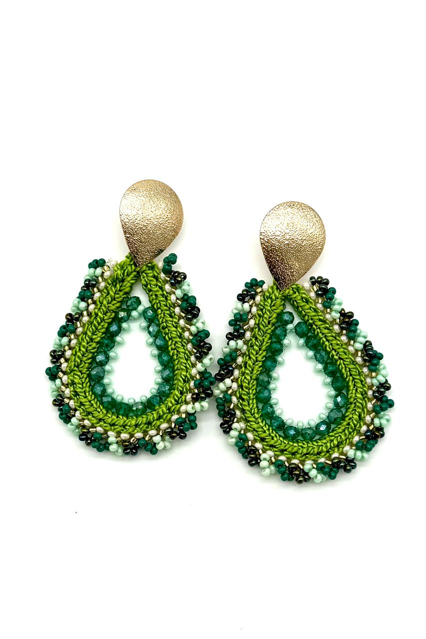 ARETES TEJIDOS HILO PEYOTE