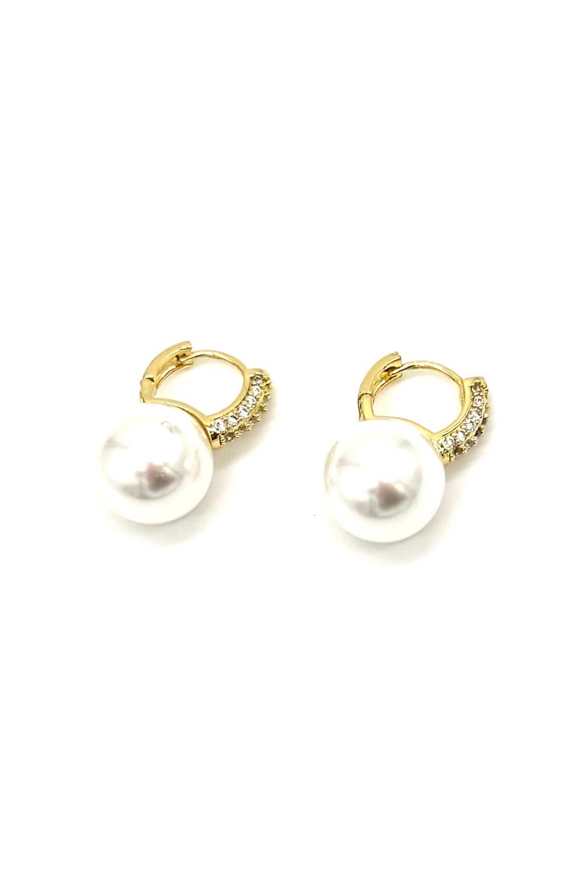 ARETES PERLA MICRO ZIRCÓN