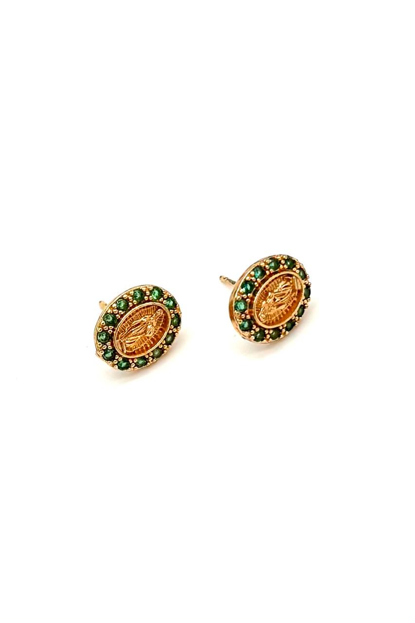 ARETES TOPO VIRGEN MILAGROSA
