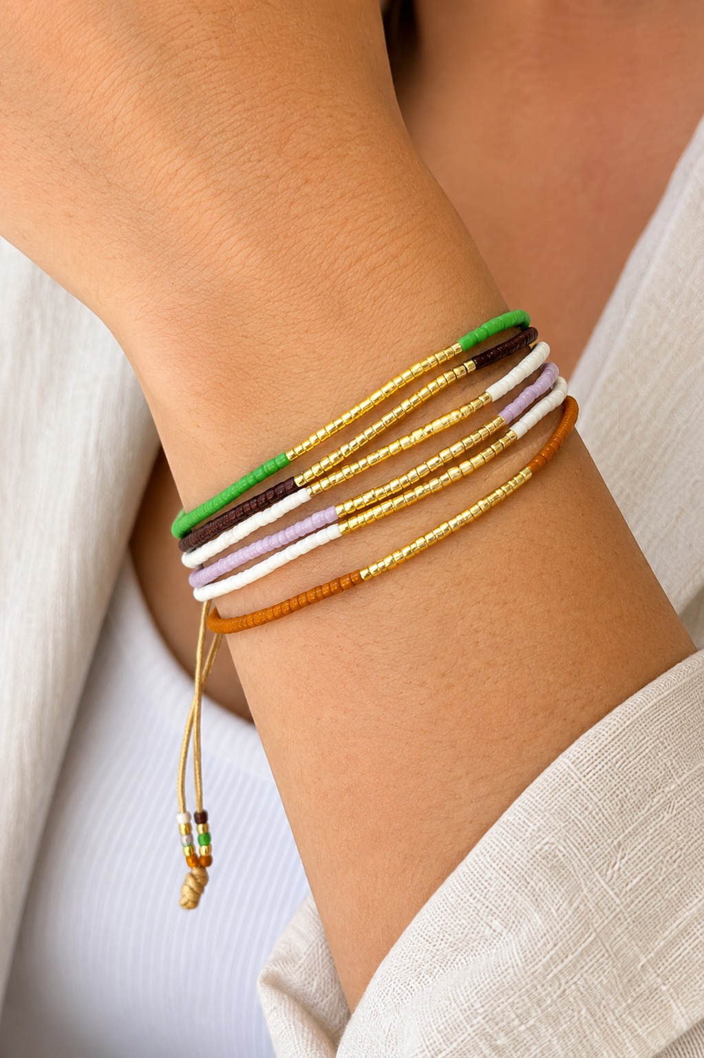 PULSERA X 6 LÍNEAS MIYUKI