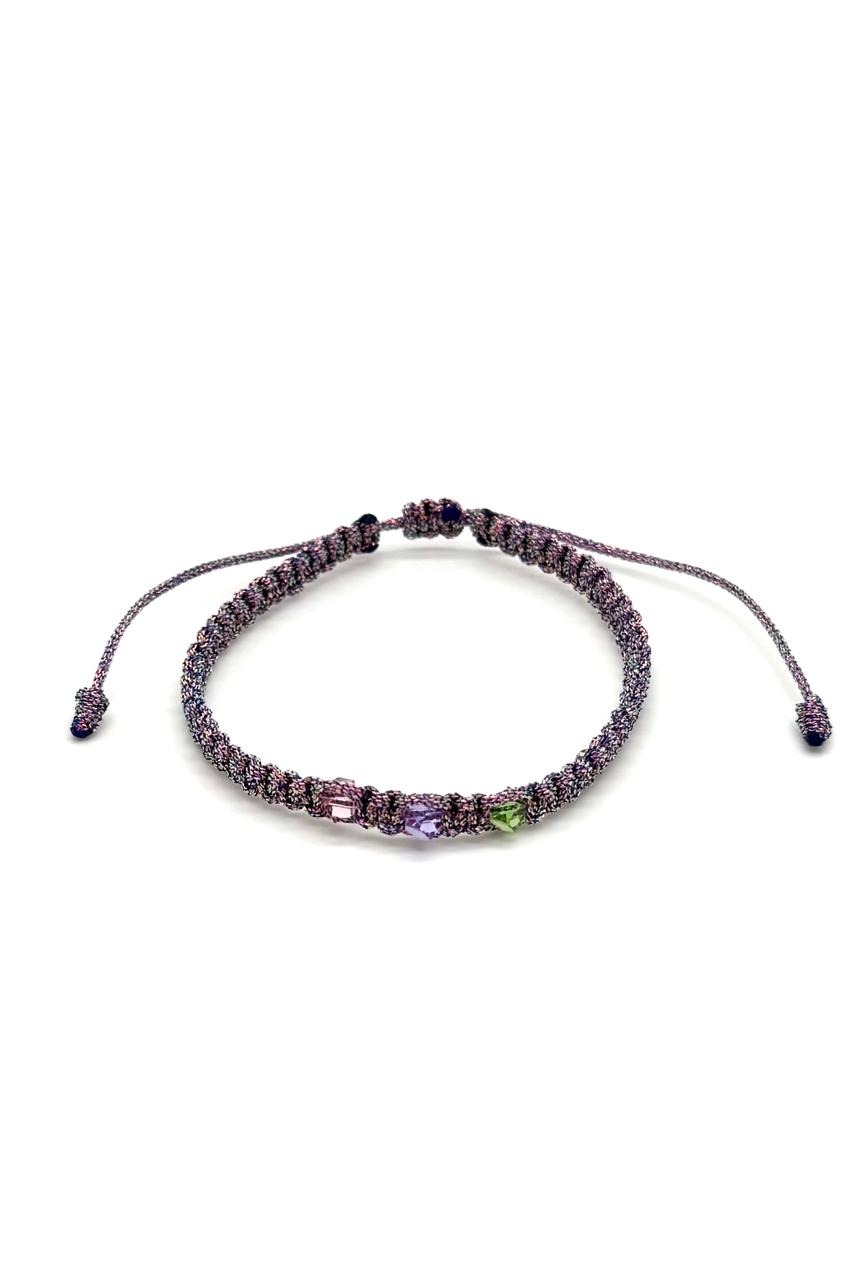 PULSERA METALIZADA CRISTAL