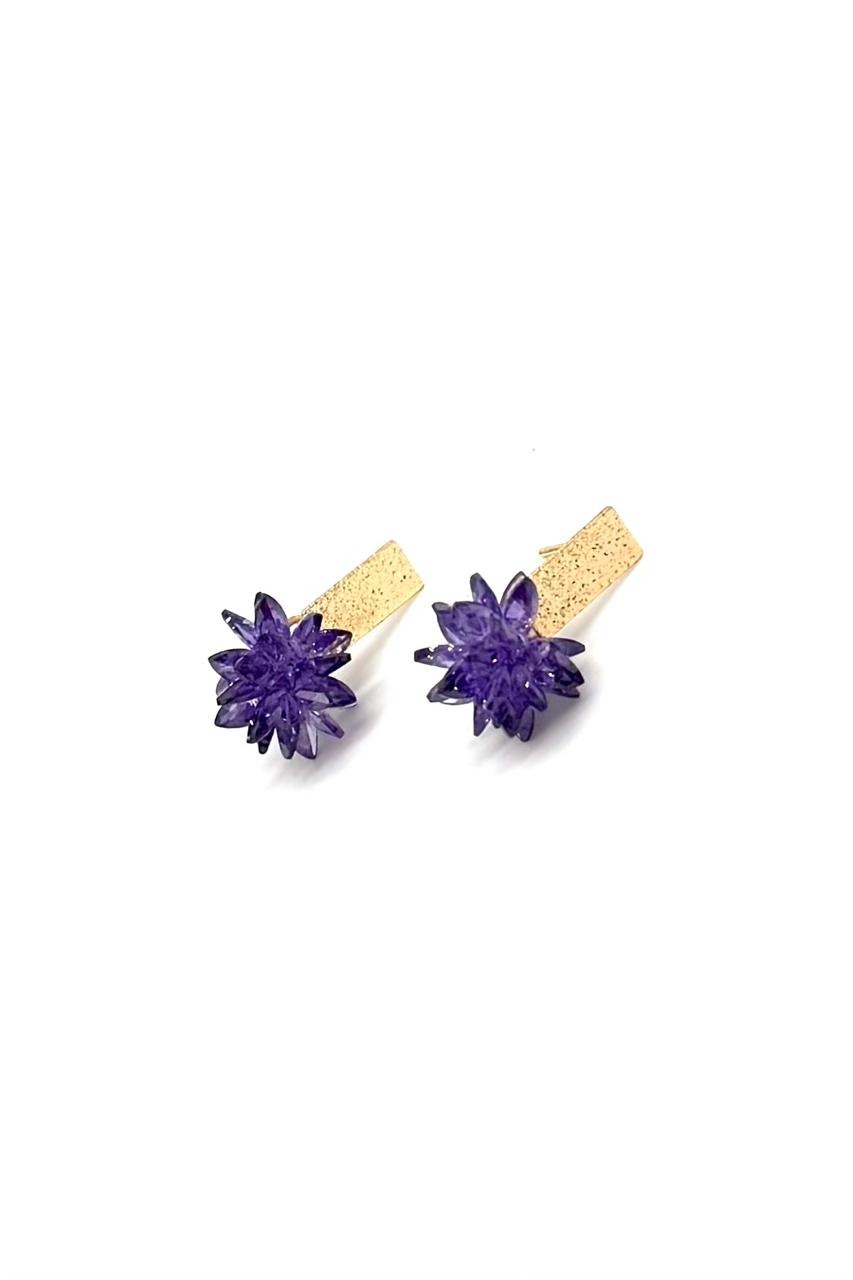 ARETES CRISTAL TEJIDOS
